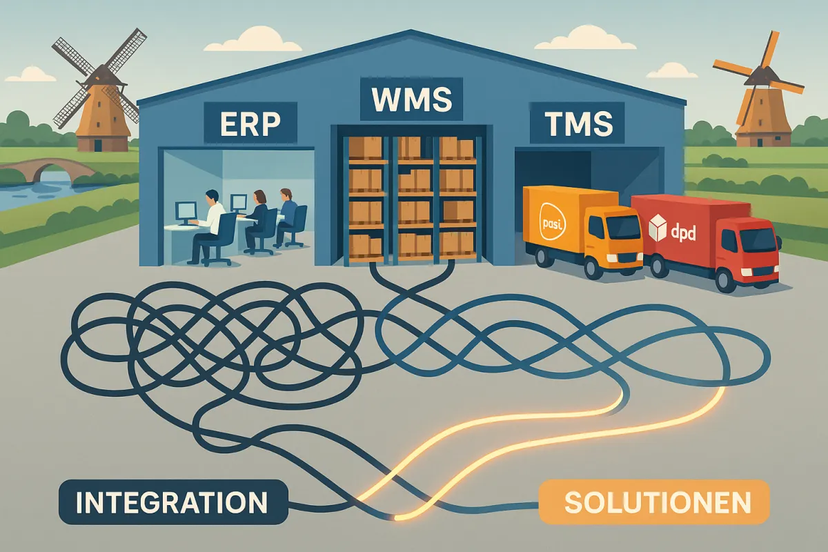 Waarom 55% van Nederlandse Bedrijven Hun TMS Niet Kan Koppelen aan WMS Planning (+ 3 Praktische Oplossingsstrategieën)