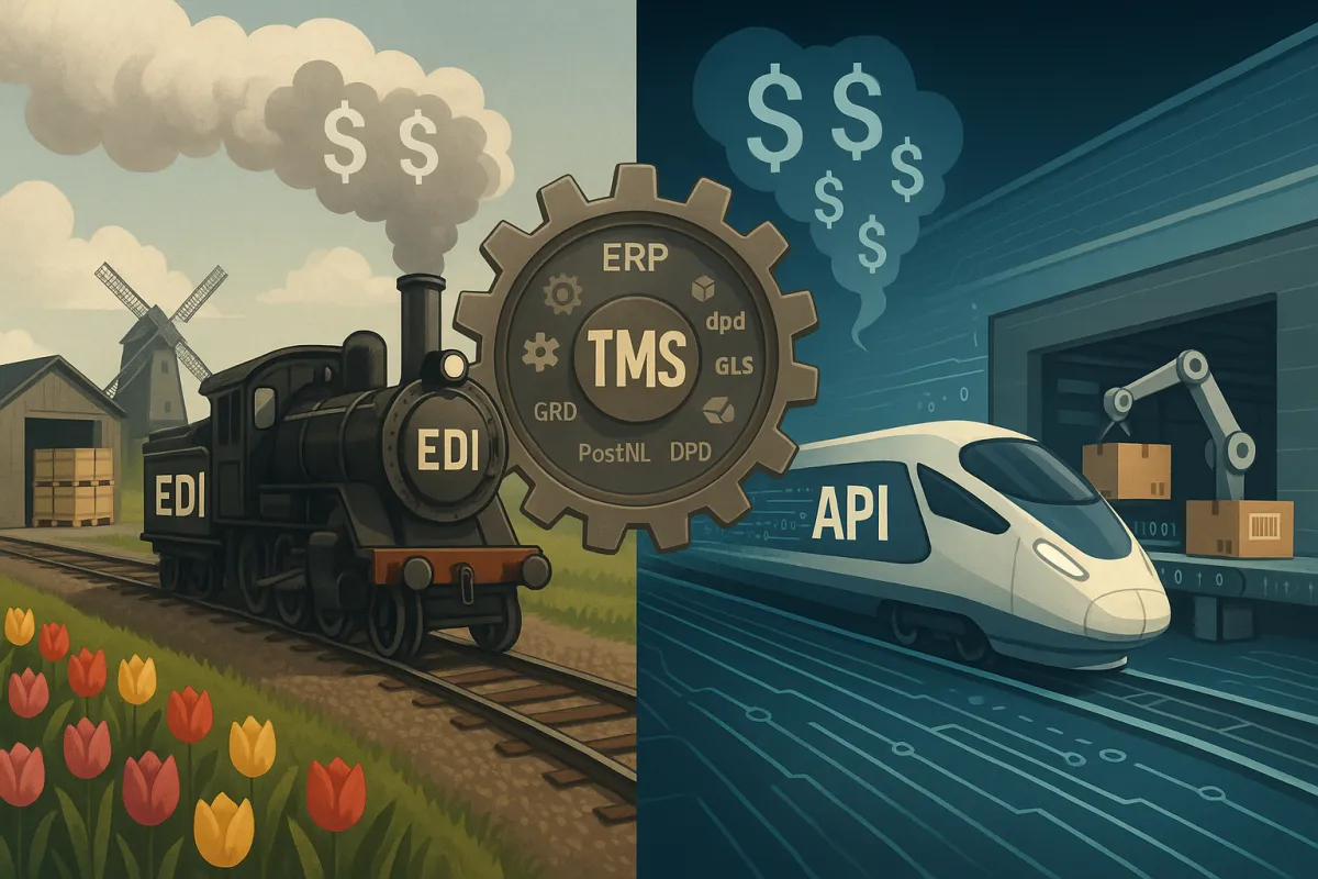 API vs EDI voor TMS-Carrierkoppeling: Welke Integratiekeuze Bespaart Nederlandse Verladers Geld in 2025?