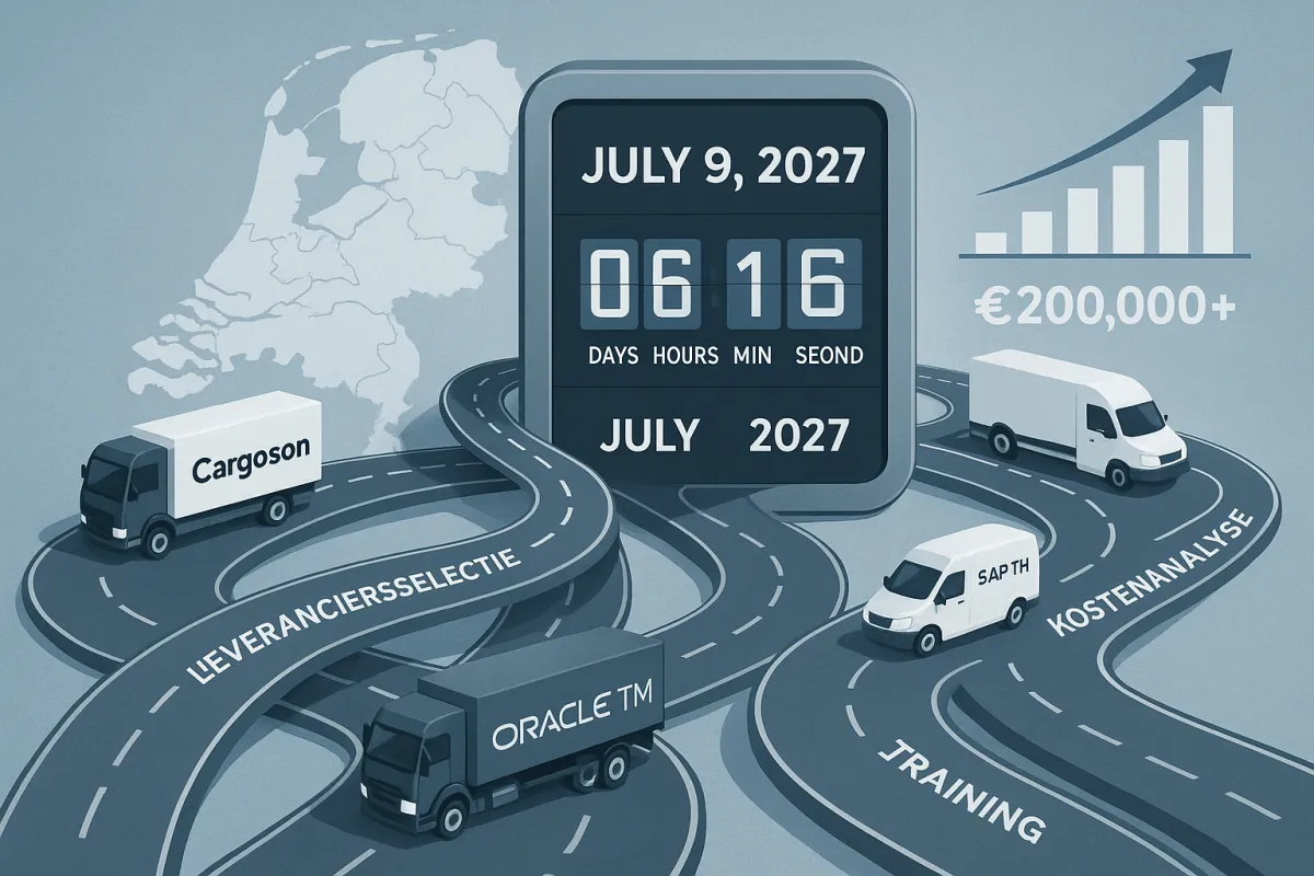 eFTI Deadline 2027: Hoe Nederlandse Verladers Hun TMS-Keuze en Implementatie Nu Strategisch Plannen voor €200.000+ Kostenoptimalisatie