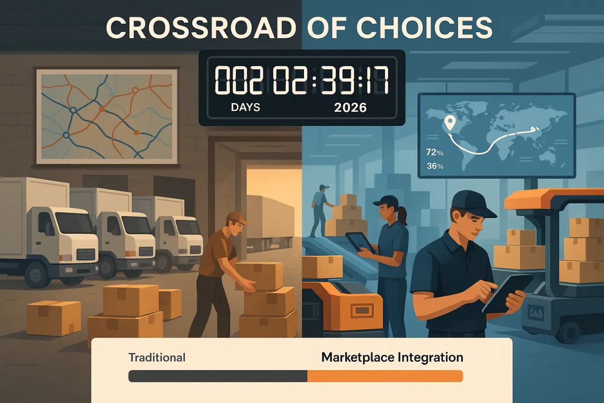 TMS Marketplace Integraties 2026: Waarom Nederlandse Verladers Nu Moeten Handelen voor EU-Compliance (en de 5-Stappen Implementatiegids die €150.000+ Integratiekosten Bespaart)