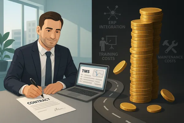 Waarom 82% van Nederlandse Bedrijven Hun TMS-Budget Onderschat: De Complete 5-Jaar TCO-Methode die €200.000+ Verborgen Kosten Voorkomt