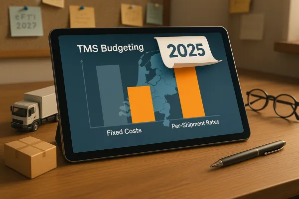 Van Vaste Kosten naar Per-Zending Tarieven: Waarom Nederlandse Verladers Hun TMS-Budgetaanpak Moeten Herzien in 2025 (en Welke Verborgen Kosten 30% Extra Kosten)