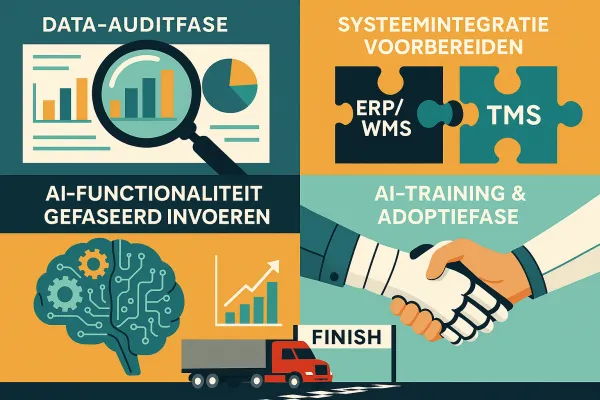 Hoe Nederlandse Verladers Hun TMS AI-klaar Maken in 2026: De 4-Stappen Datakwaliteitsaanpak die 68% Implementatieproblemen Voorkomt
