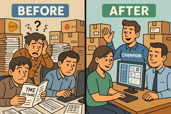 Waarom 75% van Nederlandse Logistiekteams Hun TMS Niet Volledig Gebruikt (en de 5-Stappen Trainingsaanpak die Weerstand Wegneemt)
