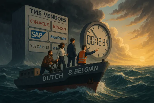 TMS Contractheronderhandeling in Consolidatietijd: Hoe Nederlandse en Belgische Verladers Nu Hun Onderhandelingspositie Veiligstellen Voordat Vendor Acquisities Hun Leveringsvoorwaarden Permanent Verslechteren